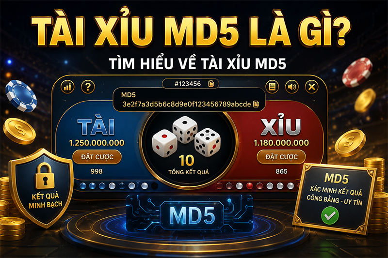 Tìm hiểu tài xỉu MD5 là gì